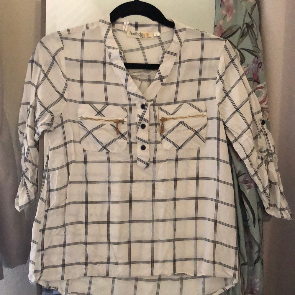 3/4 sleeve blouse